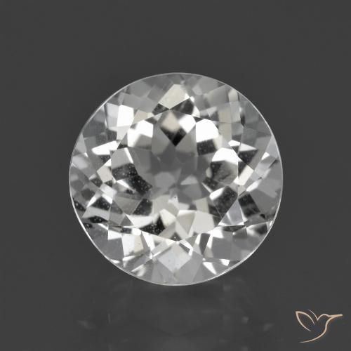 4.47ct 天然 クリアホワイト トパーズ, ラウンド, VS