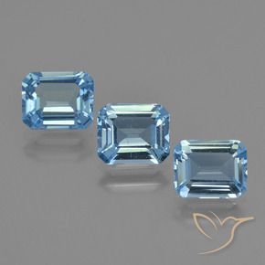 Shop natural 3.79ct スイスブルー トパーズ gems, 八角形 / エメラルドカット, from ブラジル at GemSelect. In stock, global shipping!