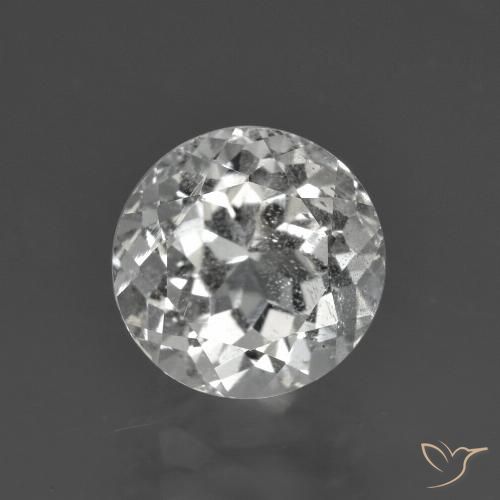 3.49ct 天然 ウォームホワイト トパーズ, ラウンド, VS-SI