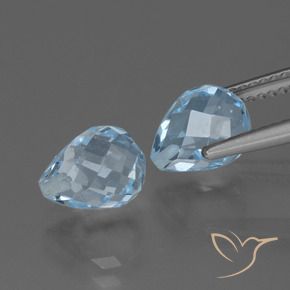 Shop natural 5.18ct スカイブルー トパーズ gems, ブリオレット, from ブラジル at GemSelect. In stock, global shipping!
