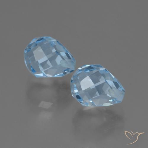 Shop natural 5.06ct スカイブルー トパーズ gems, ブリオレット, from ブラジル at GemSelect. In stock, global shipping!