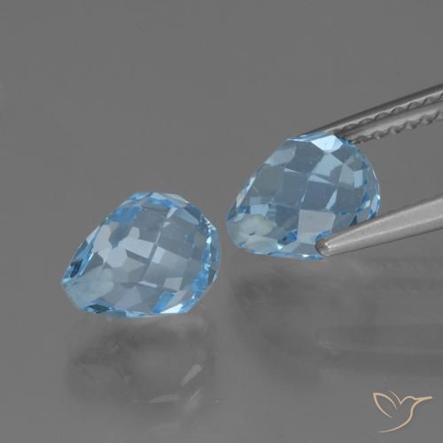 Shop natural 5.06ct スカイブルー トパーズ gems, ブリオレット, from ブラジル at GemSelect. In stock, global shipping!