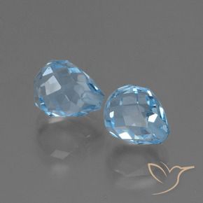 Shop natural 4.96ct スカイブルー トパーズ gems, ブリオレット, from ブラジル at GemSelect. In stock, global shipping!