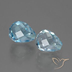 Shop natural 5.25ct スイスブルー トパーズ gems, ブリオレット, from ブラジル at GemSelect. In stock, global shipping!