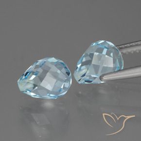 Shop natural 5.25ct スイスブルー トパーズ gems, ブリオレット, from ブラジル at GemSelect. In stock, global shipping!