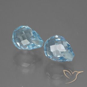Shop natural 4.98ct スカイブルー トパーズ gems, ブリオレット, from ブラジル at GemSelect. In stock, global shipping!