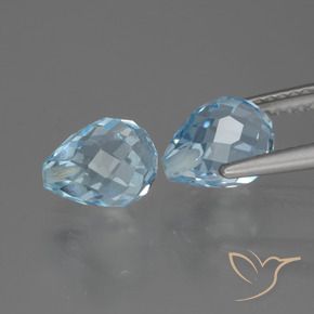 Shop natural 4.98ct スカイブルー トパーズ gems, ブリオレット, from ブラジル at GemSelect. In stock, global shipping!