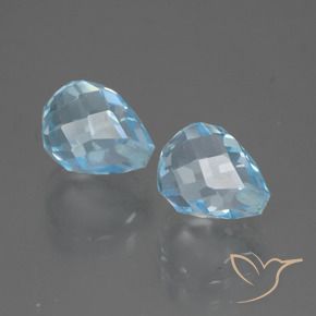 Shop natural 5.07ct スイスブルー トパーズ gems, ブリオレット, from ブラジル at GemSelect. In stock, global shipping!