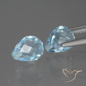 Shop natural 5.07ct スイスブルー トパーズ gems, ブリオレット, from ブラジル at GemSelect. In stock, global shipping!