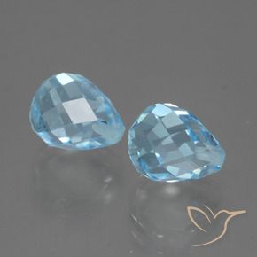 Shop natural 5.08ct スカイブルー トパーズ gems, ブリオレット, from ブラジル at GemSelect. In stock, global shipping!