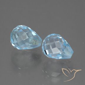 Shop natural 5.12ct スカイブルー トパーズ gems, ブリオレット, from ブラジル at GemSelect. In stock, global shipping!