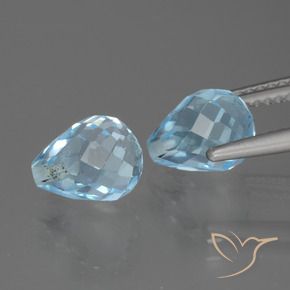 Shop natural 5.12ct スカイブルー トパーズ gems, ブリオレット, from ブラジル at GemSelect. In stock, global shipping!