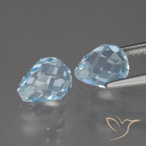 Shop natural 5.41ct スカイブルー トパーズ gems, ブリオレット, from ブラジル at GemSelect. In stock, global shipping!