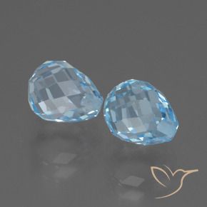 Shop natural 5.46ct スカイブルー トパーズ gems, ブリオレット, from ブラジル at GemSelect. In stock, global shipping!