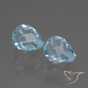 Shop natural 5.27ct スカイブルー トパーズ gems, ブリオレット, from ブラジル at GemSelect. In stock, global shipping!