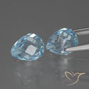 Shop natural 5.27ct スカイブルー トパーズ gems, ブリオレット, from ブラジル at GemSelect. In stock, global shipping!