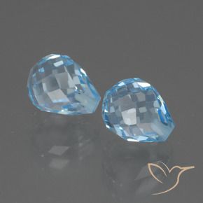 Shop natural 5.20ct スカイブルー トパーズ gems, ブリオレット, from ブラジル at GemSelect. In stock, global shipping!