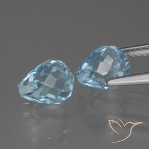 Shop natural 5.20ct スカイブルー トパーズ gems, ブリオレット, from ブラジル at GemSelect. In stock, global shipping!
