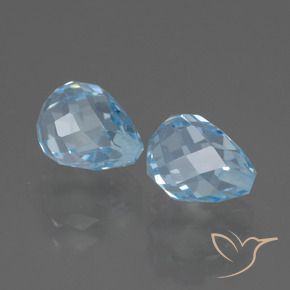 Shop natural 5.25ct スカイブルー トパーズ gems, ブリオレット, from ブラジル at GemSelect. In stock, global shipping!