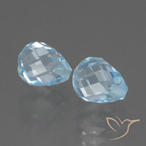 Shop natural 5.26ct スカイブルー トパーズ gems, ブリオレット, from ブラジル at GemSelect. In stock, global shipping!