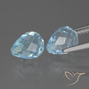 Shop natural 5.26ct スカイブルー トパーズ gems, ブリオレット, from ブラジル at GemSelect. In stock, global shipping!