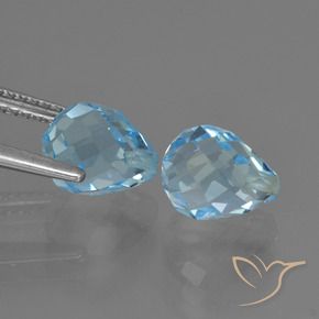 Shop natural 5.11ct スカイブルー トパーズ gems, ブリオレット, from ブラジル at GemSelect. In stock, global shipping!