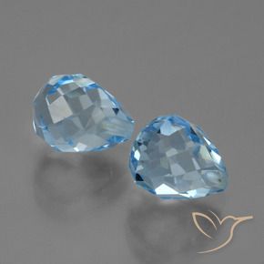 Shop natural 5.25ct スカイブルー トパーズ gems, ブリオレット, from ブラジル at GemSelect. In stock, global shipping!