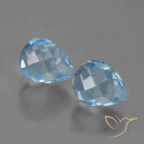 Shop natural 5.21ct スイスブルー トパーズ gems, ブリオレット, from ブラジル at GemSelect. In stock, global shipping!
