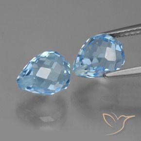 Shop natural 5.24ct スカイブルー トパーズ gems, ブリオレット, from ブラジル at GemSelect. In stock, global shipping!