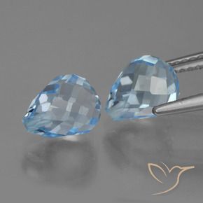 Shop natural 5.05ct スカイブルー トパーズ gems, ブリオレット, from ブラジル at GemSelect. In stock, global shipping!