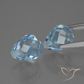 Shop natural 5.15ct スカイブルー トパーズ gems, ブリオレット, from ブラジル at GemSelect. In stock, global shipping!