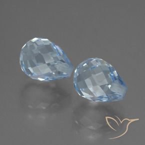 Shop natural 5.26ct スカイブルー トパーズ gems, ブリオレット, from ブラジル at GemSelect. In stock, global shipping!