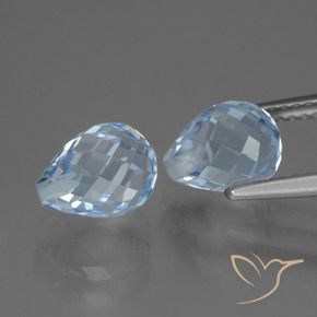 Shop natural 5.26ct スカイブルー トパーズ gems, ブリオレット, from ブラジル at GemSelect. In stock, global shipping!