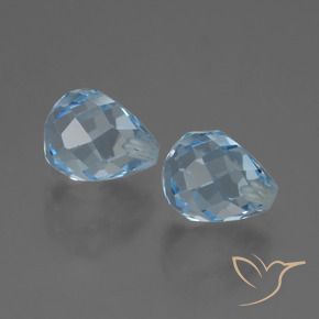 Shop natural 4.99ct スカイブルー トパーズ gems, ブリオレット, from ブラジル at GemSelect. In stock, global shipping!