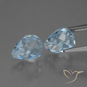 Shop natural 4.99ct スカイブルー トパーズ gems, ブリオレット, from ブラジル at GemSelect. In stock, global shipping!