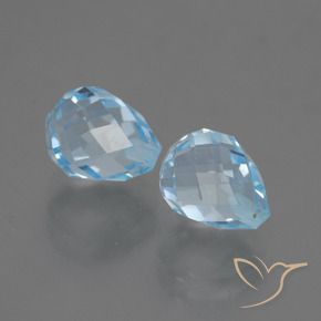 Shop natural 5.21ct スカイブルー トパーズ gems, ブリオレット, from ブラジル at GemSelect. In stock, global shipping!