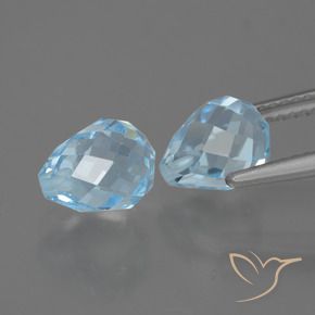 Shop natural 5.21ct スカイブルー トパーズ gems, ブリオレット, from ブラジル at GemSelect. In stock, global shipping!