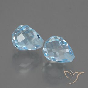 Shop natural 5.15ct スカイブルー トパーズ gems, ブリオレット, from ブラジル at GemSelect. In stock, global shipping!