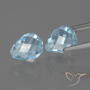 Shop natural 5.15ct スカイブルー トパーズ gems, ブリオレット, from ブラジル at GemSelect. In stock, global shipping!