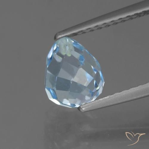 2.32ct 天然 スカイブルー トパーズ, ブリオレット, VS