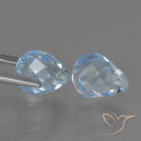 Shop natural 5.08ct スカイブルー トパーズ gems, ブリオレット, from ブラジル at GemSelect. In stock, global shipping!