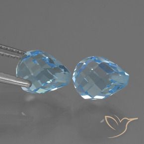 Shop natural 4.71ct スカイブルー トパーズ gems, ブリオレット, from ブラジル at GemSelect. In stock, global shipping!