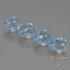 Shop natural 9.08ct スイスブルー トパーズ gems, ブリオレット, from ブラジル at GemSelect. In stock, global shipping!
