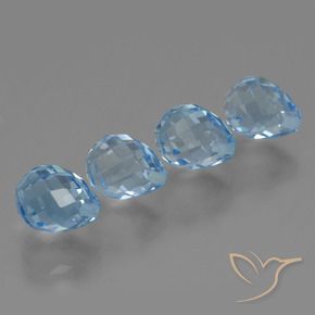 Shop natural 10.98ct スイスブルー トパーズ gems, ブリオレット, from ブラジル at GemSelect. In stock, global shipping!