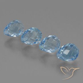 Shop natural 10.98ct スイスブルー トパーズ gems, ブリオレット, from ブラジル at GemSelect. In stock, global shipping!