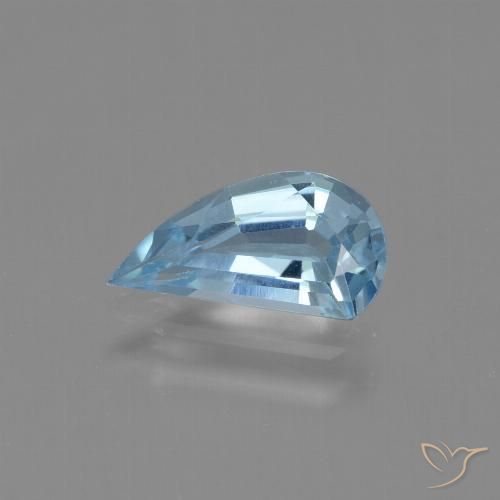 1.33ct 天然 スカイブルー トパーズ, ファンシー, VVS-VS