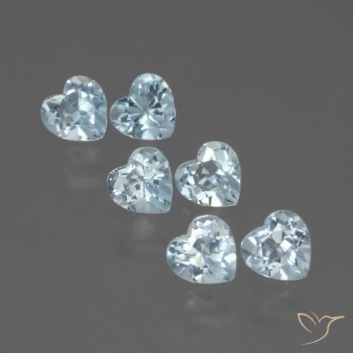 Shop natural 1.66ct スカイブルー トパーズ gems, 心臓, from ブラジル at GemSelect. In stock, global shipping!