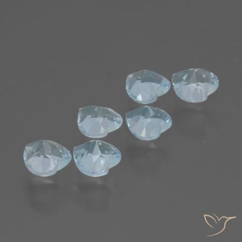 Shop natural 1.66ct スカイブルー トパーズ gems, 心臓, from ブラジル at GemSelect. In stock, global shipping!