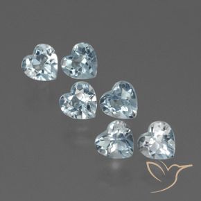 Shop natural 1.73ct スカイブルー トパーズ gems, 心臓, from ブラジル at GemSelect. In stock, global shipping!