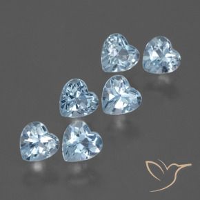 Shop natural 1.76ct スカイブルー トパーズ gems, 心臓, from ブラジル at GemSelect. In stock, global shipping!